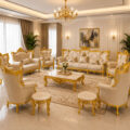 Regal Gold Sofa Set
