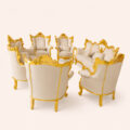Regal Gold Sofa Set