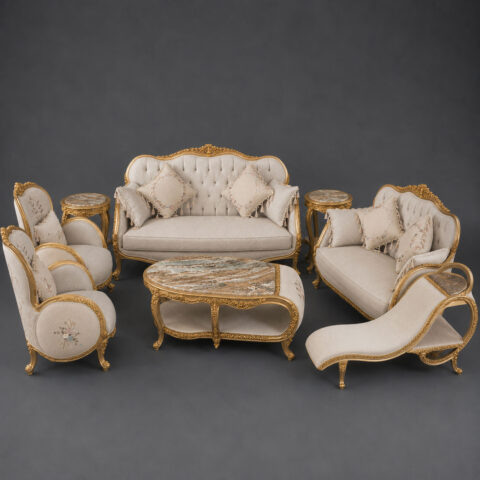 Royal Inheritance Antique Sofa Set