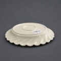 Ivory Scallop Porcelain Plate