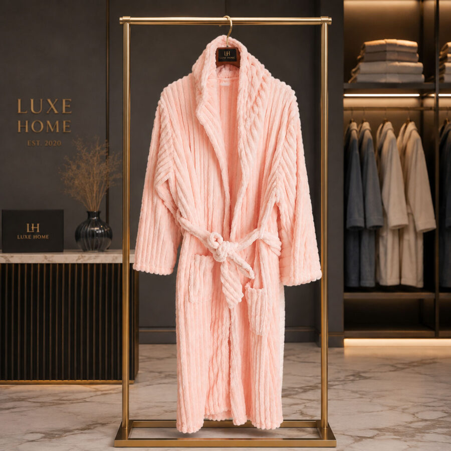 Good Morning Robe With Hood - Pink