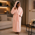 Good Morning Robe With Hood - Pink