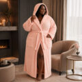 Good Morning Robe With Hood - Pink