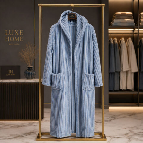 Good Morning Robe With Hood - Blue