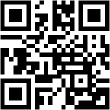 QR code linking to Skyline Blue Stripe Bedding Set